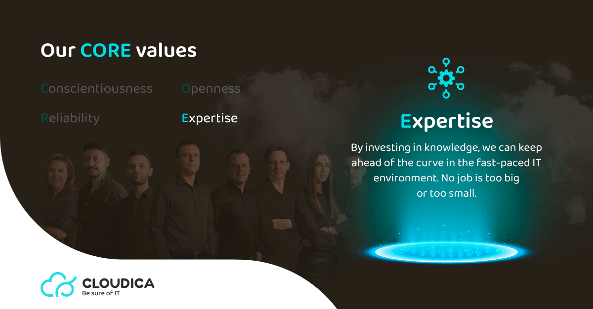 CORE values: Expertise